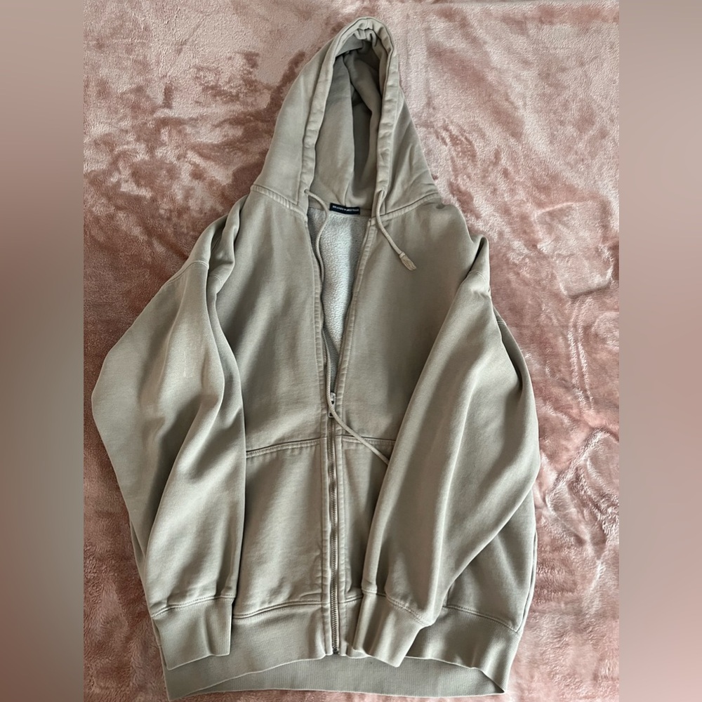 Brandy Melville Christy Zip Up Hoodie